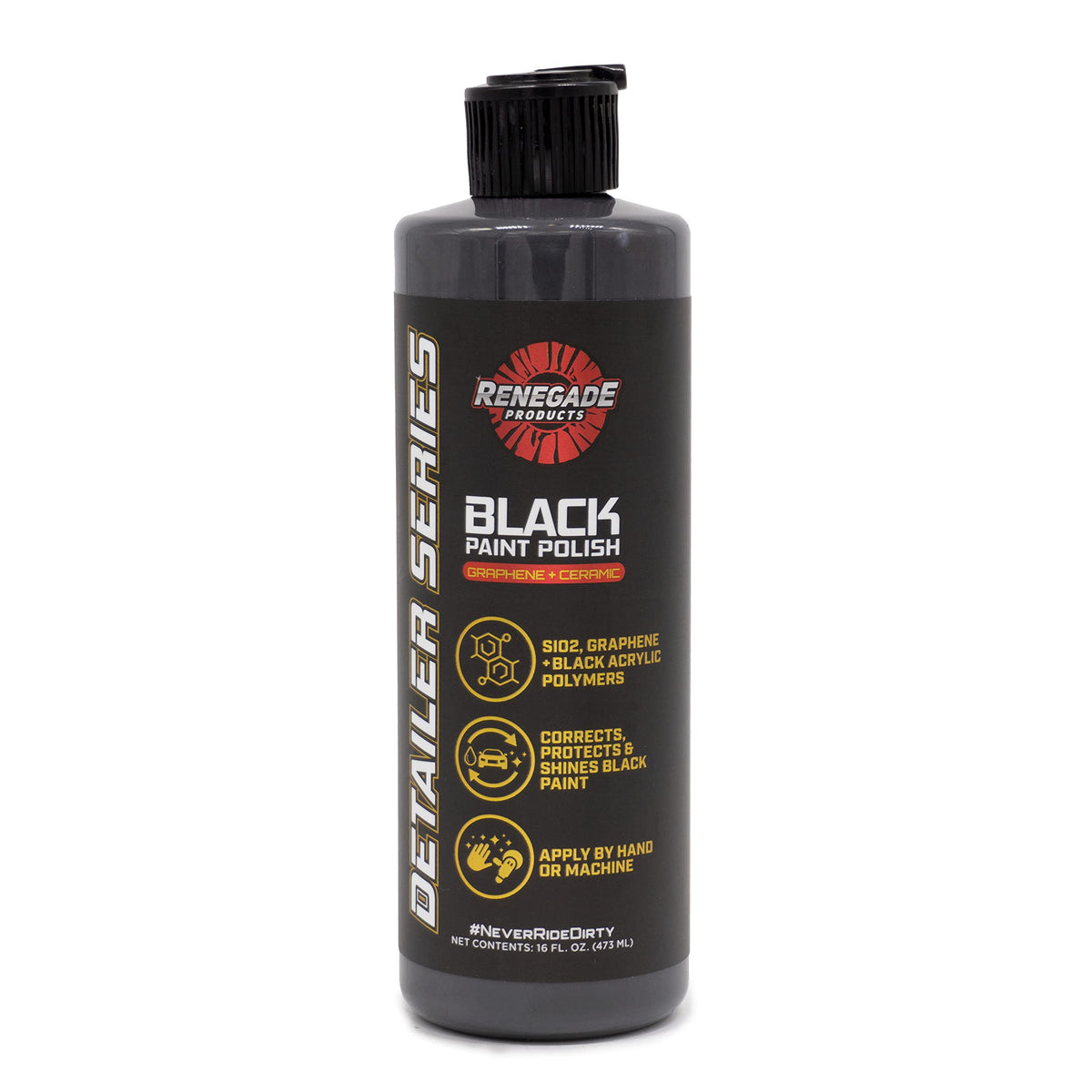 Renegade Products bottle front label showing product identity and benefits