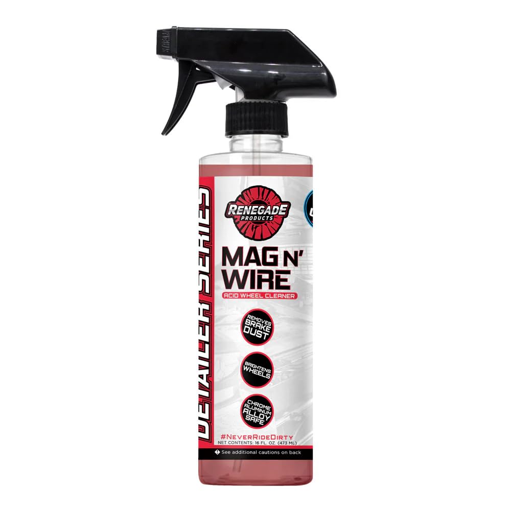 Renegade Products bottle front label showing product and fast wheel-brightening benefit