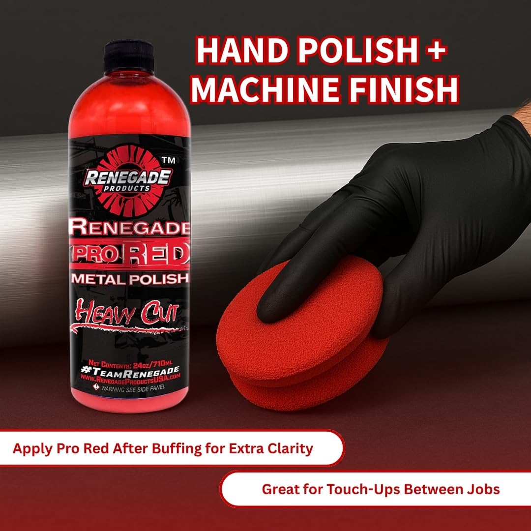 Renegade Products microfiber cloths for streak-free final wipe and protection