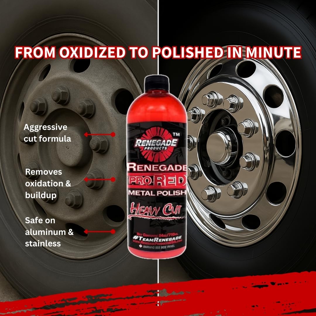 Renegade Products Pro Red label close-up showing product details and usage guidance