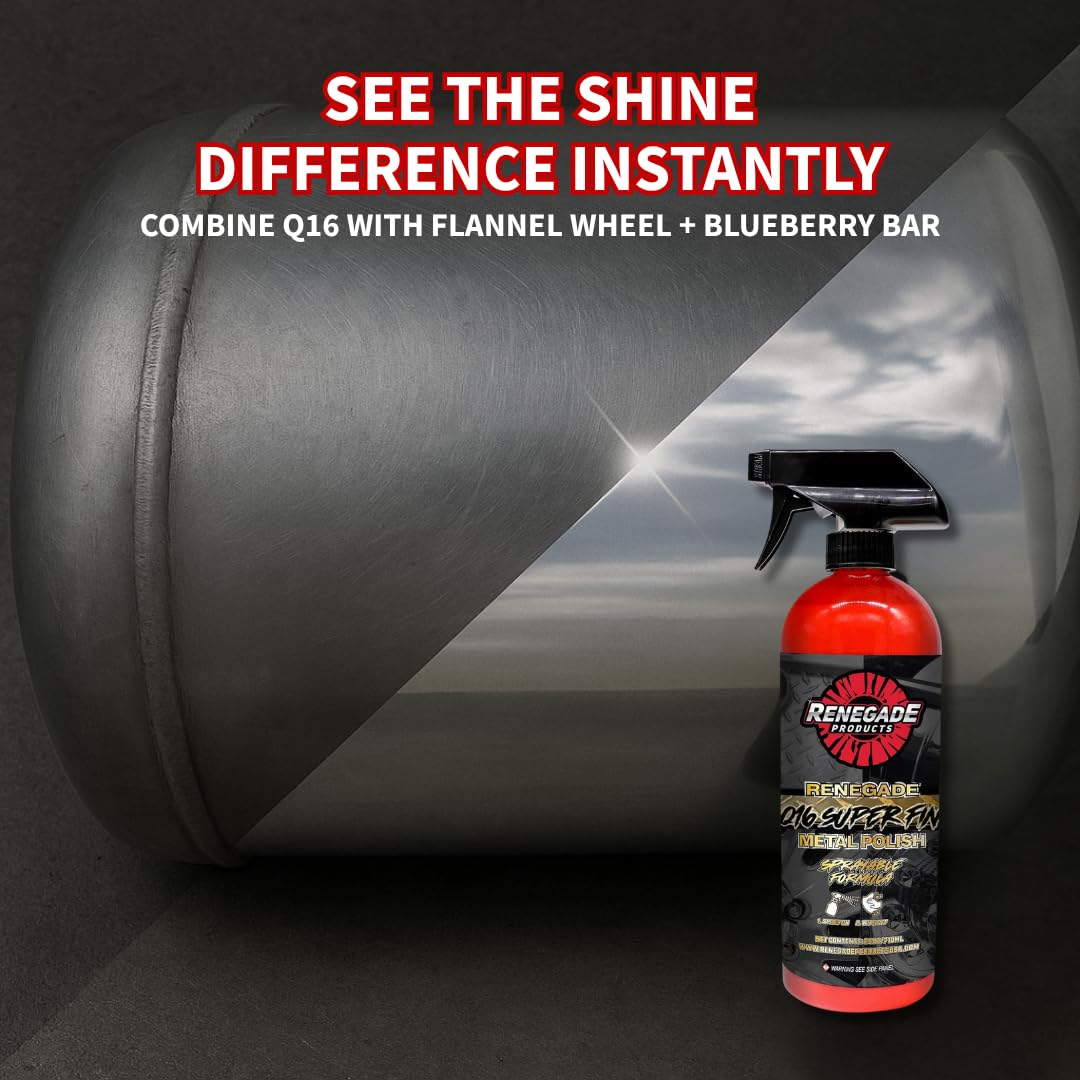 Renegade Products Q16 used in garage setting showing professional-quality finish benefit