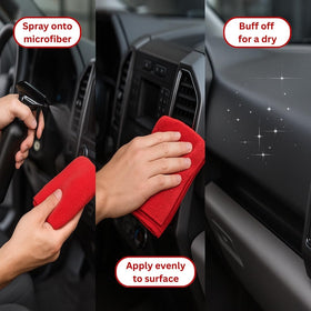 Renegade Products bottle next to hand to show travel-friendly size