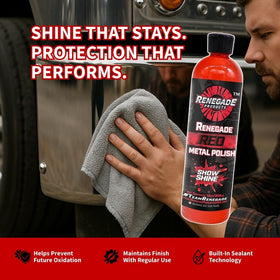 Renegade Products being applied with a pad demonstrating easy hand-application