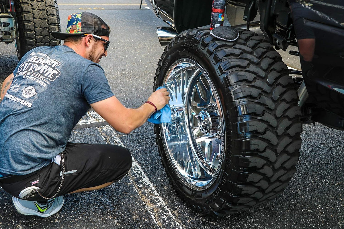 Renegade Products used on a bicycle in a garage delivering fast aesthetic improvement