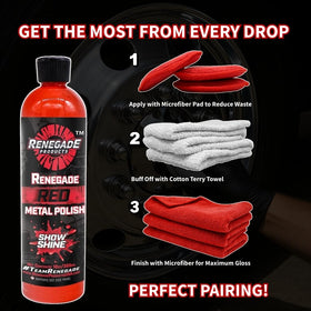Renegade Products on chrome exhaust detail demonstrating reduced blemishes