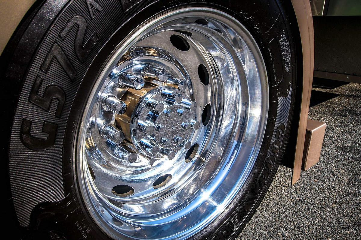 Renegade Products polishing a stainless fuel tank revealing mirror-like finish