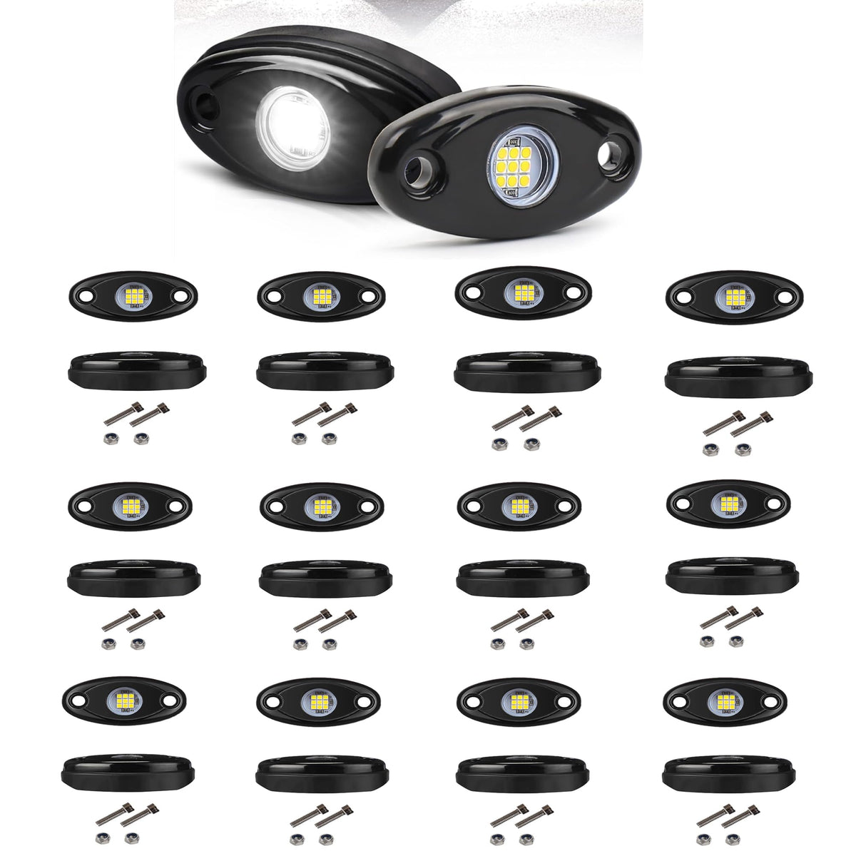 RENMAII-LIGHT illuminating off-road truck at night, boosts trail-side visibility