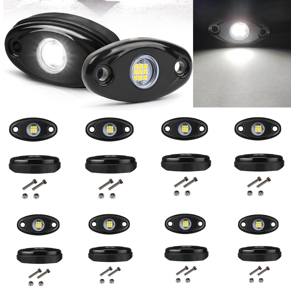 RENMAII-LIGHT installed in wheel well, enhances side illumination for safer access