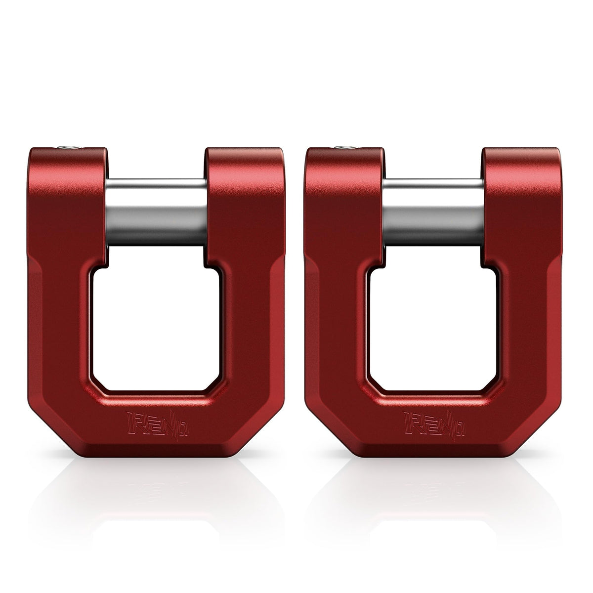 RENO front view D-ring shackle showing robust shape and quick secure connection