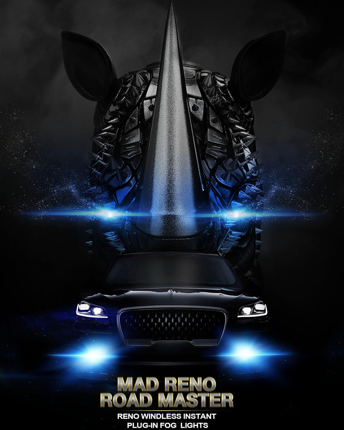 RENO H4 in an off-road vehicle illustrating reliable lighting for drivers