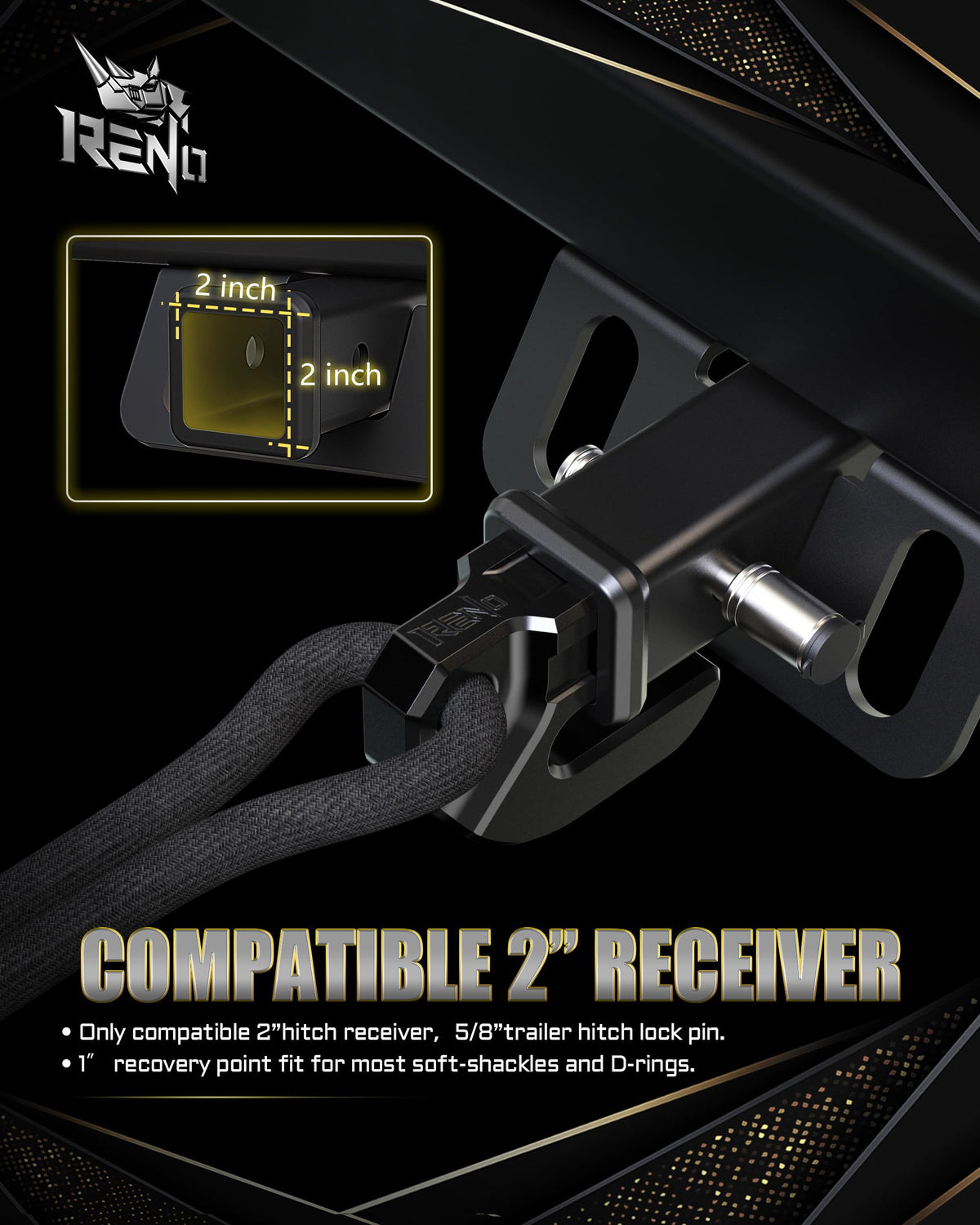 RENO black coated finish texture for corrosion resistance and durability