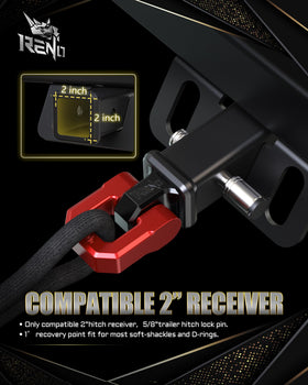 RENO in off-road recovery scene showing reliable anchor point under load benefit