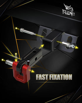 RENO next to ruler for scale showing compact, lightweight strength benefit