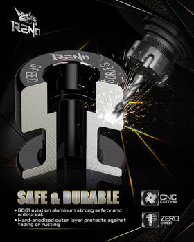 RENO close-up of CNC machining detail demonstrating precise thread fit and reliability