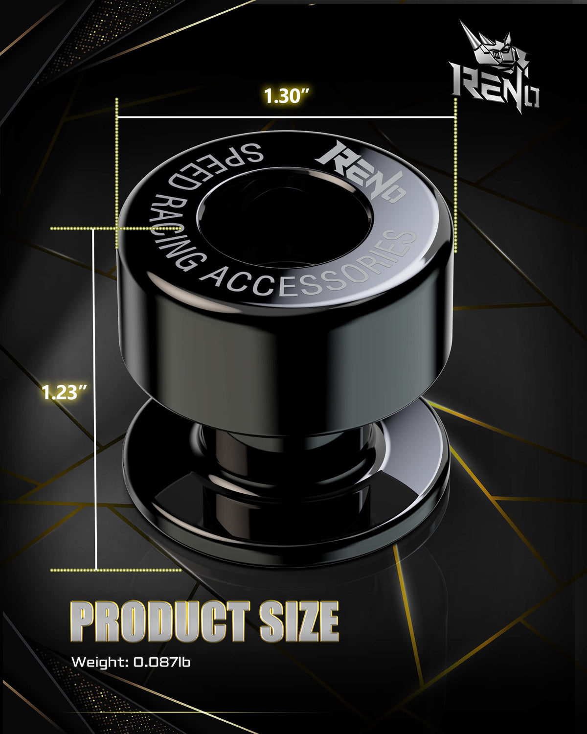 RENO anodized finish detail demonstrating corrosion resistance benefit