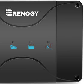 Renogy solar input wiring detail highlighting MPPT connection for efficient charging