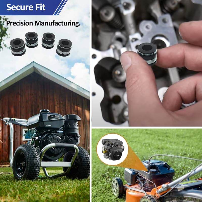 REPLACEMENTKITS.COM installed seal on valve stem demonstrating correct fit and leak prevention