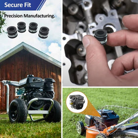 REPLACEMENTKITS.COM installed seal on valve stem demonstrating correct fit and leak prevention