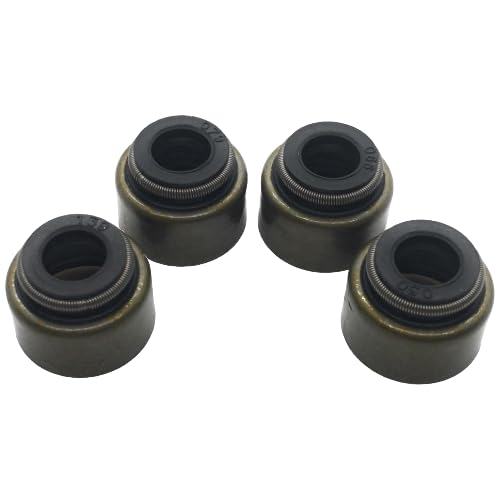 REPLACEMENTKITS.COM valve stem seals front pack showing four sealed pieces and labeling, clear identification benefit
