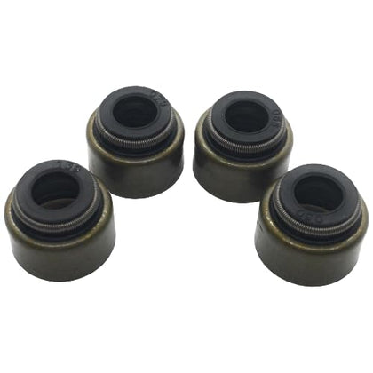 REPLACEMENTKITS.COM valve stem seals front pack showing four sealed pieces and labeling, clear identification benefit