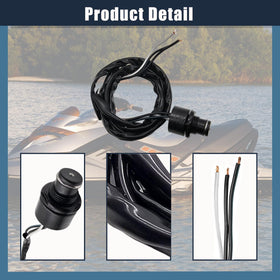 repustor three-wire leads and label clearly visible for quick part-number match