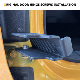 RERPRO detail of hinge adjustment showing 90-degree angle flexibility for comfort