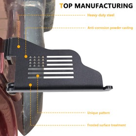 RERPRO pegs installed on Jeep Wrangler TJ front hinge offering stable support