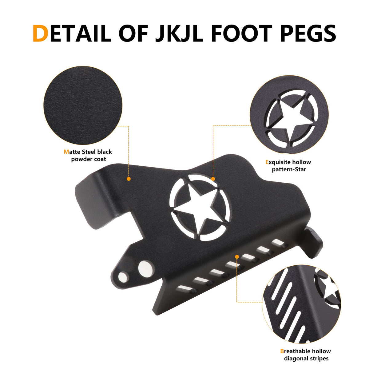 RERPRO in use with foot resting on peg for stable support