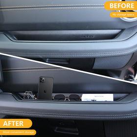 RERPRO top view showing storage tray holding sunglasses for easy access