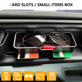 RERPRO open box holding sunglasses for quick one-handed access benefit