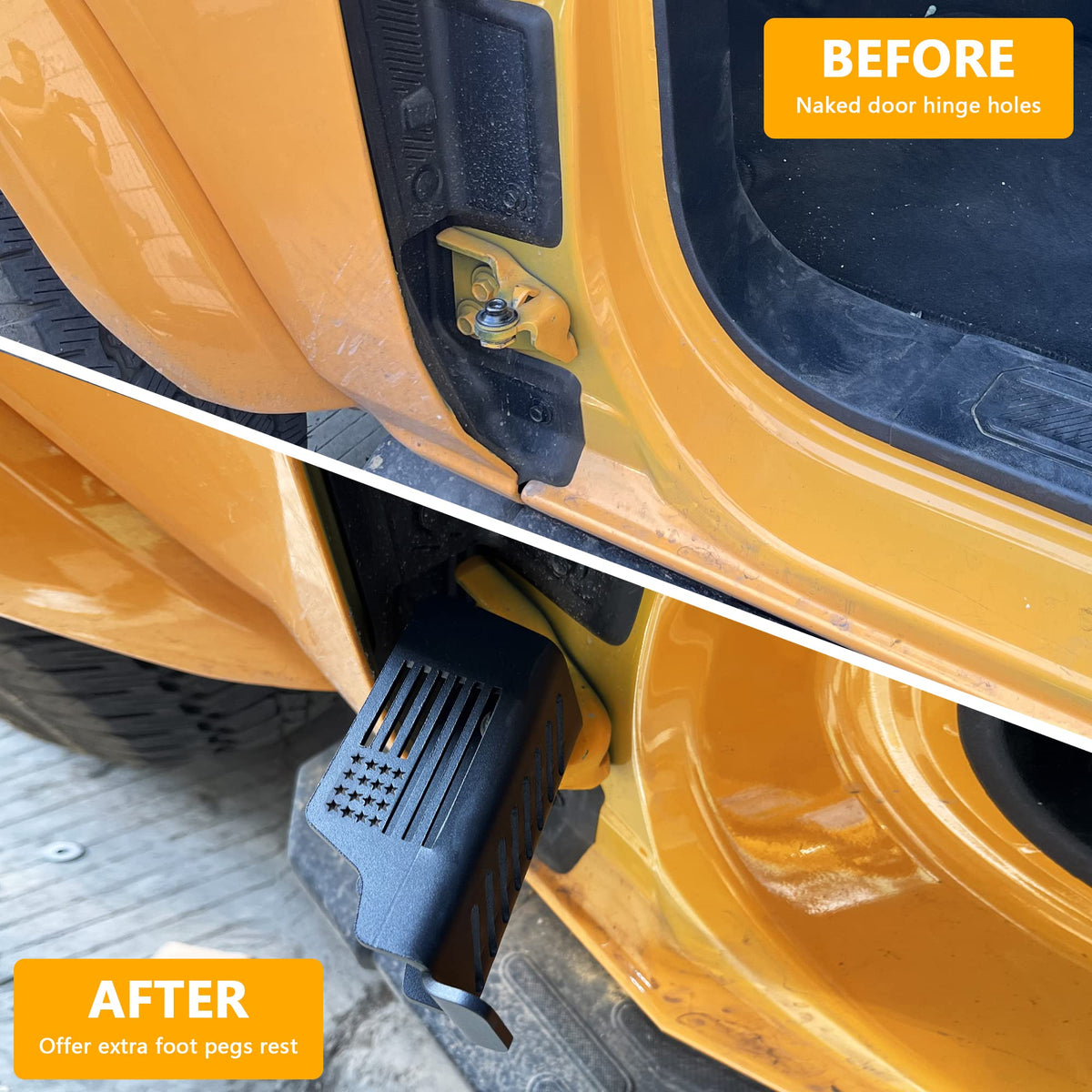 RERPRO close-up of peg platform texture providing traction and secure foot contact