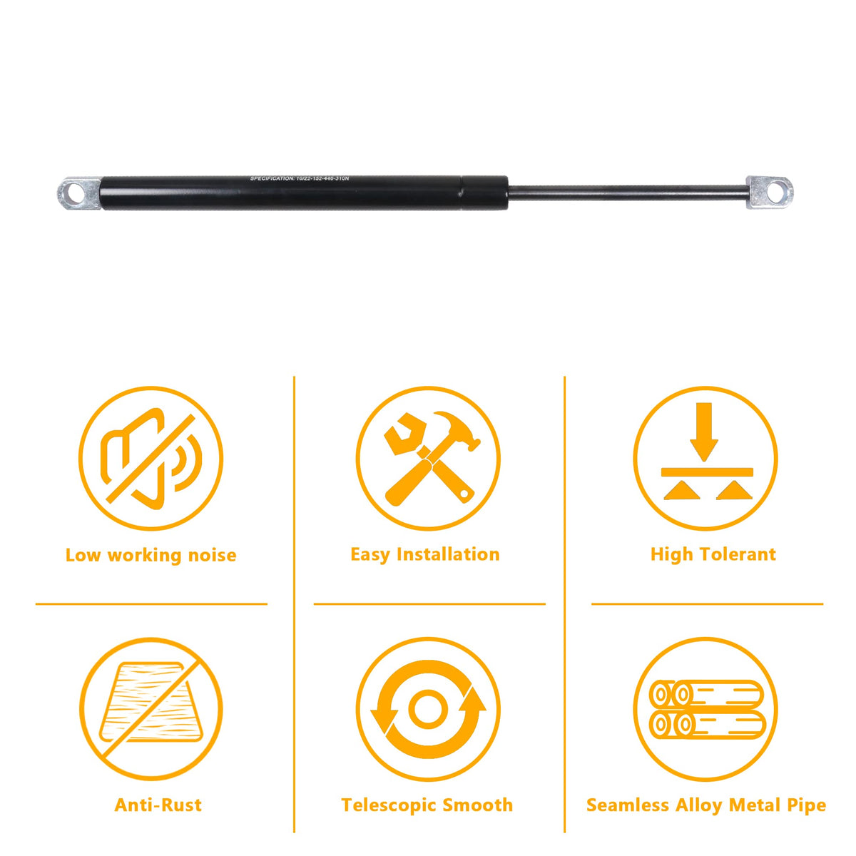 RERPRO high-strength steel end fitting close view highlighting secure mounting benefit