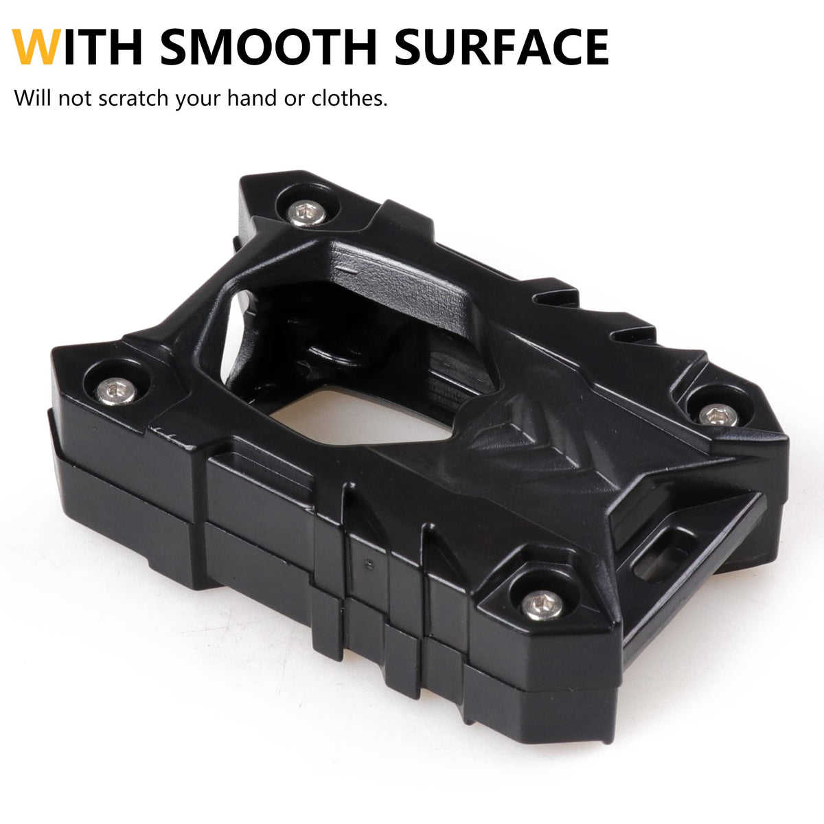 RERPRO texture close-up showing smooth ABS surface for scratch resistance