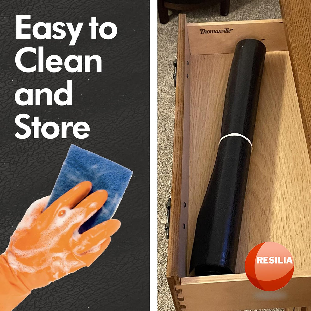 resilia workshop scene showing mat protecting tools and surfaces during work