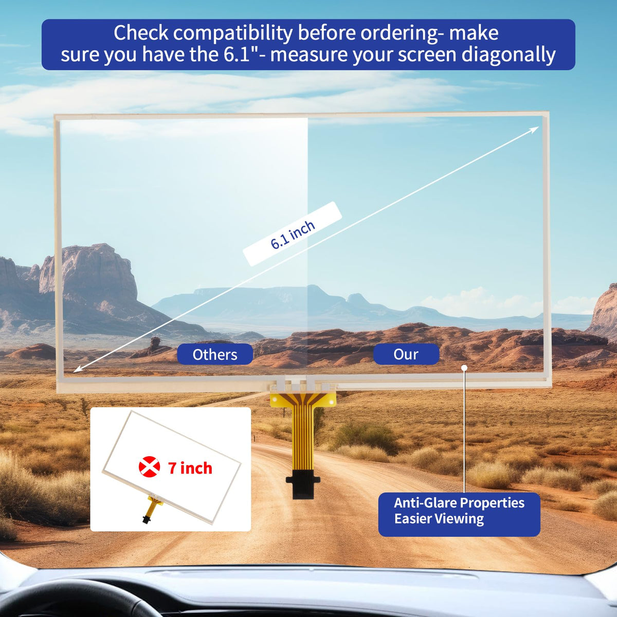 RESNAVSCREN touchscreen being touched to show responsive, accurate input
