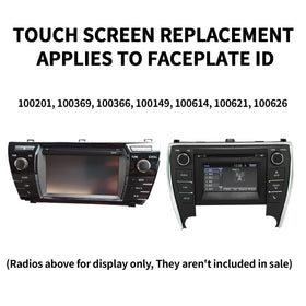 RESNAVSCREN installed in Toyota Camry dash restoring factory navigation use