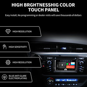 RESNAVSCREN display surface glare test showing high light transmission clarity