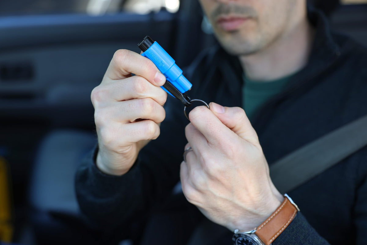 RESQME hardened spike close-up demonstrating strong window-breaking capability