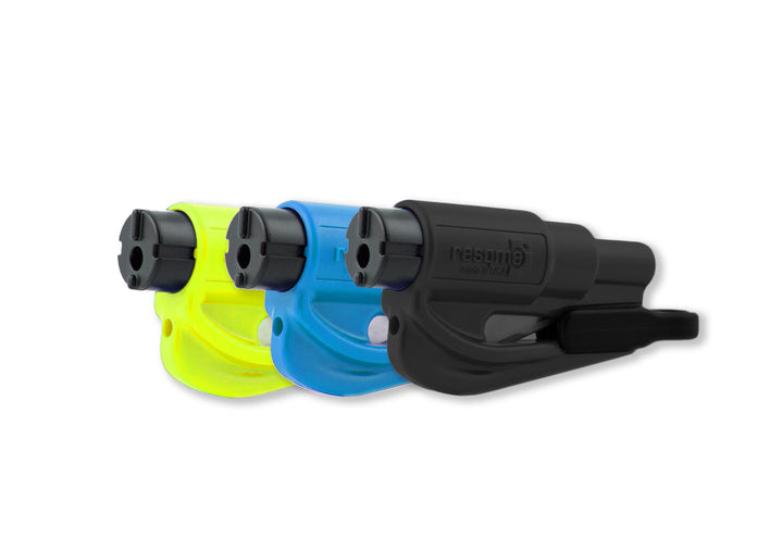 RESQME front view on keychain showing compact design and quick access benefit