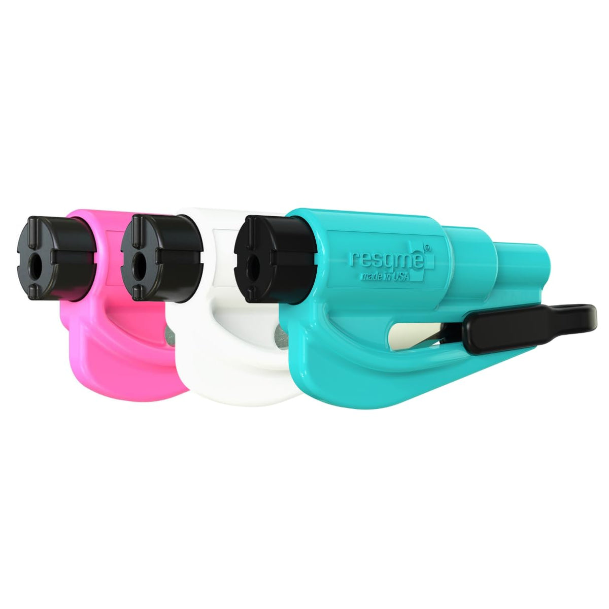 RESQME front packing view shows compact safety tool and family pack benefit