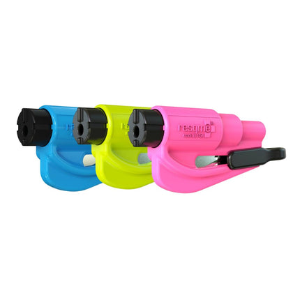 RESQME front view family pack showing three colors and immediate accessibility