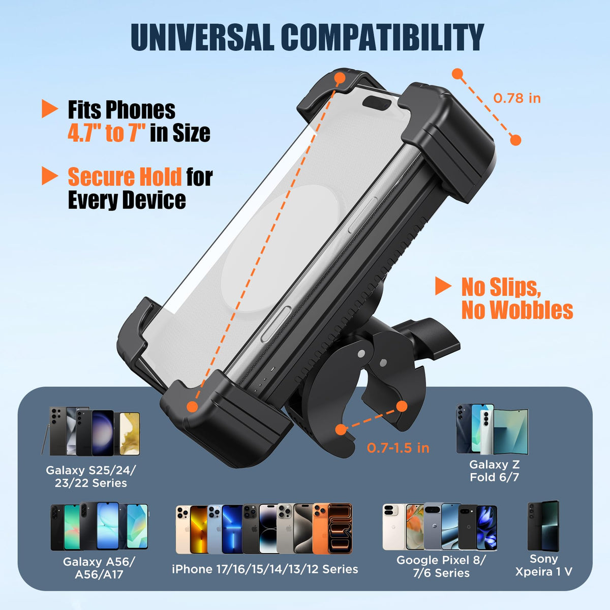 RESSONIC close-up of detachable magnetic 5000mAh power bank demonstrating quick attach benefit