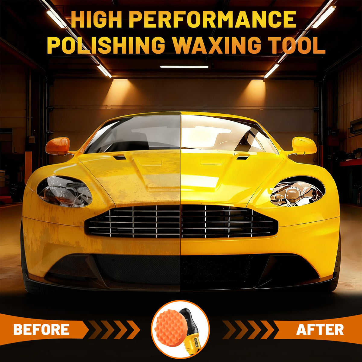 Restick polisher accessories layout with pads illustrating versatile pad options