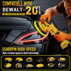 Restick polisher in hand scale demonstrating lightweight portability and control
