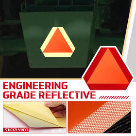 Resurhang reflective red border detail demonstrating improved nighttime visibility