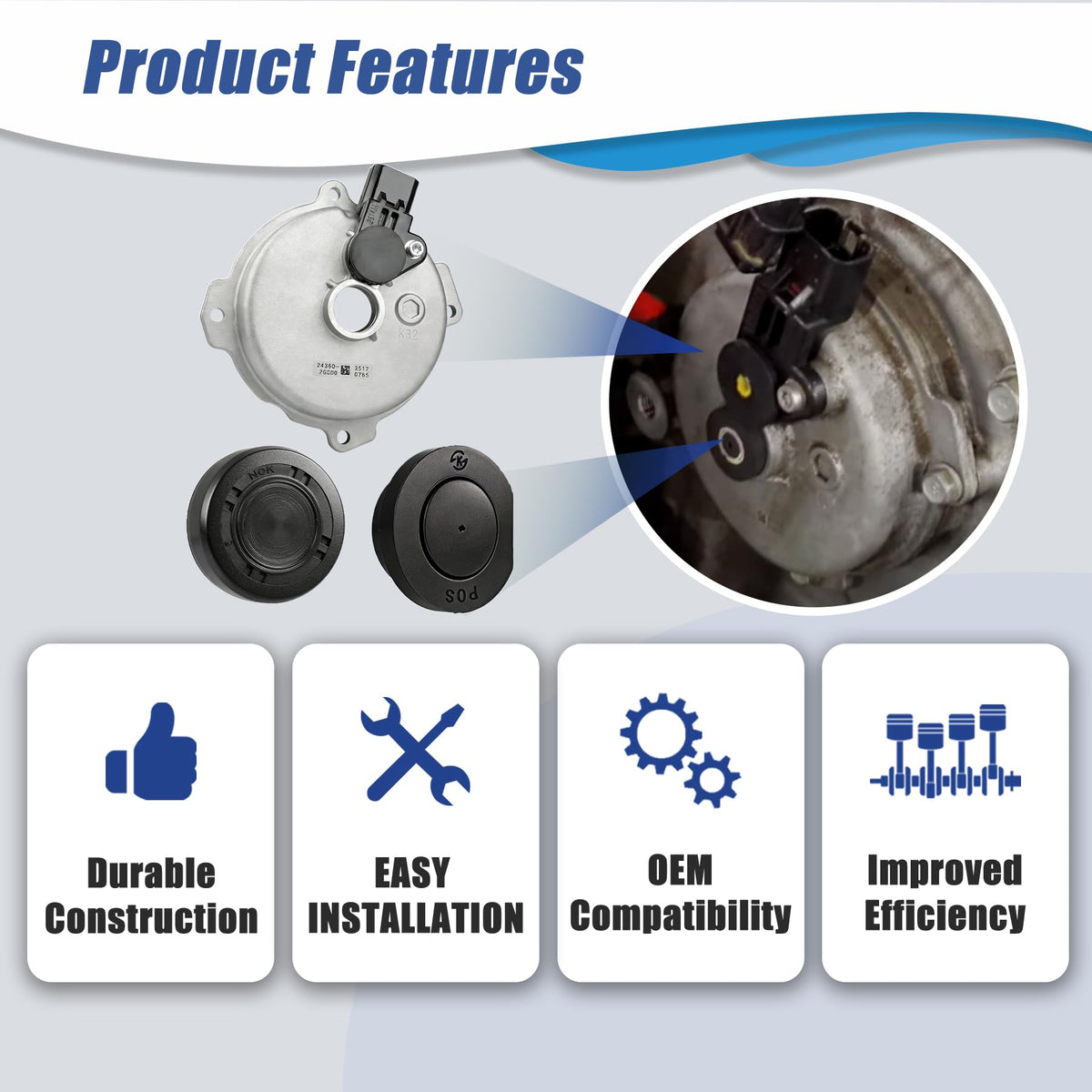 Retepif sensor face and threads emphasizing durable build and secure fit
