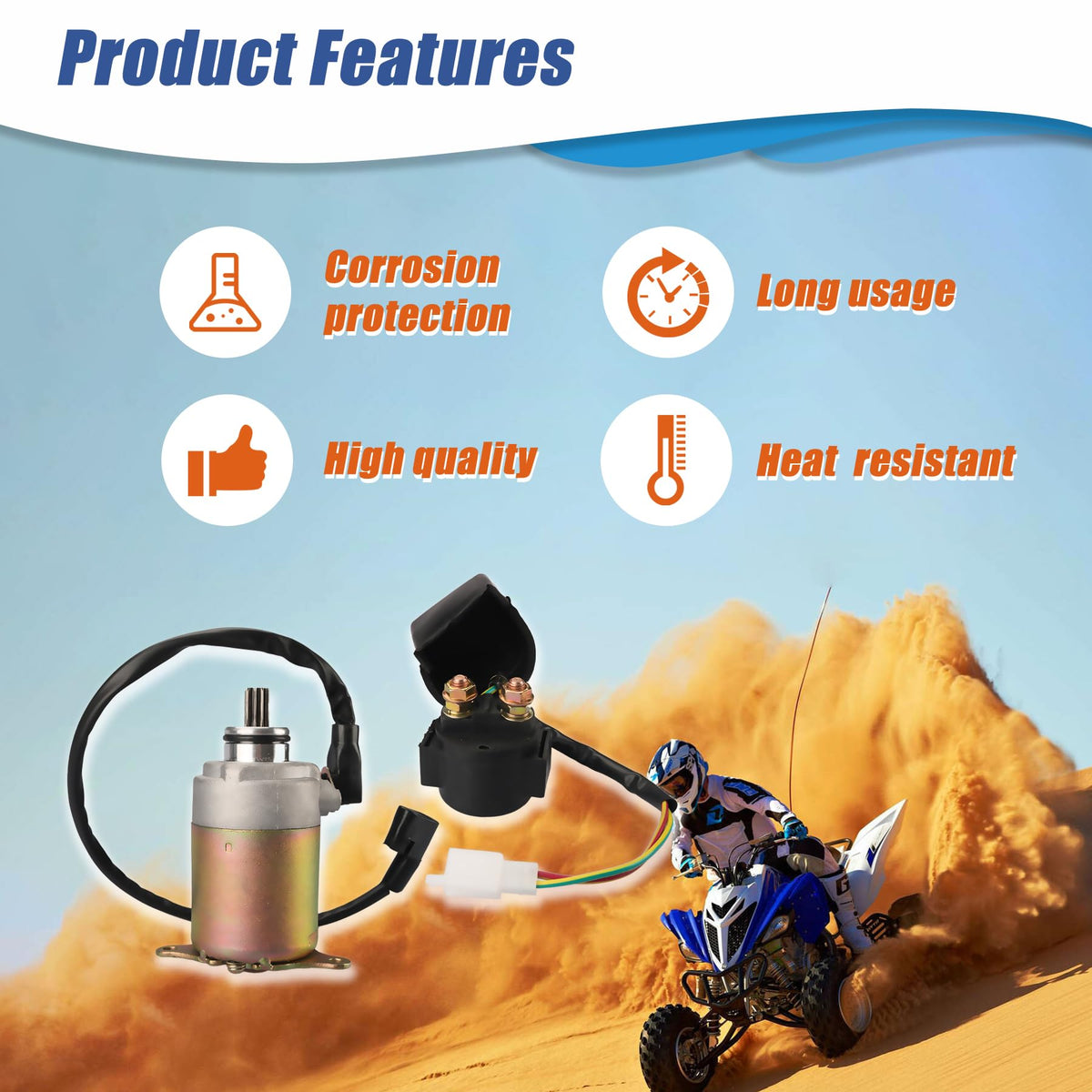 Retepif spark plugs and included accessories displayed for convenience