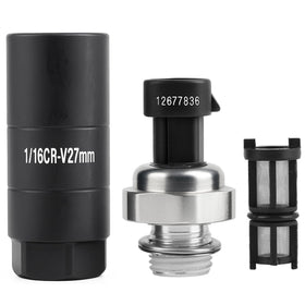 RETOMEY front view of oil pressure sensor showing fit and ready to replace OEM