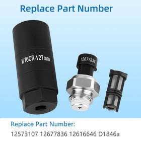 RETOMEY sensor installed in engine bay demonstrating correct placement and access