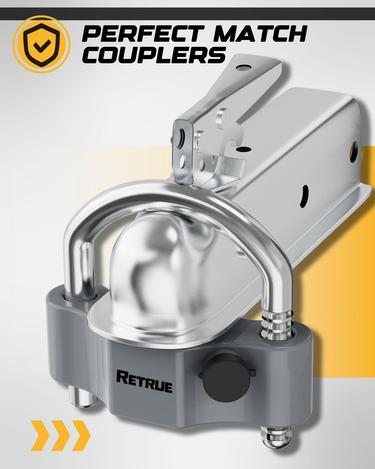 RETRUE lock beside ruler to display size and clear fit comparison benefit